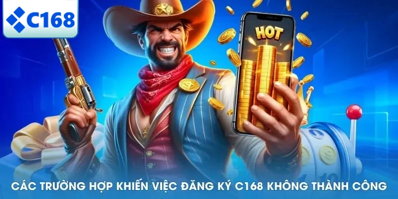 ĐĂNG KÝ C168 5 Các trường hợp khiến việc đăng ký C168 không thành công